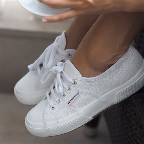 female white sneakers